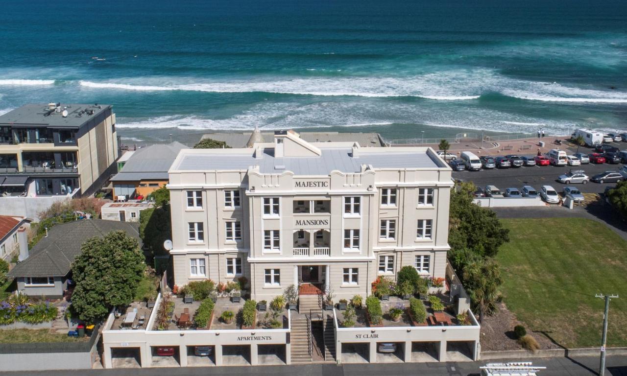 Majestic Mansions - Apartments At St Clair Dunedin Buitenkant foto