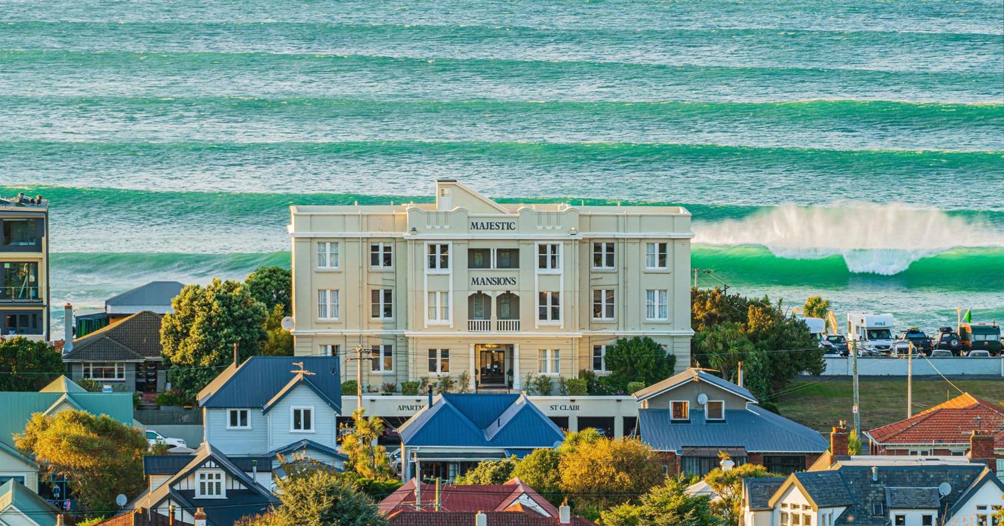 Majestic Mansions - Apartments At St Clair Dunedin Buitenkant foto